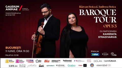 Răzvan și Andreea Stoica revin cu „Baroque Tour Op.3”